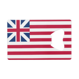 Abrebotellas De Tarjeta De Crédito Gran Unión, 1ª bandera estadounidense de las colon