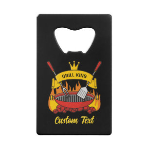 Abrebotellas De Tarjeta De Crédito Grill King