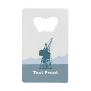 Abrebotellas De Tarjeta De Crédito Grúa de Astillero