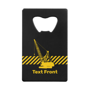 Abrebotellas De Tarjeta De Crédito Grúa de construcción