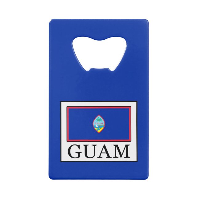 Abrebotellas De Tarjeta De Crédito Guam (Anverso)
