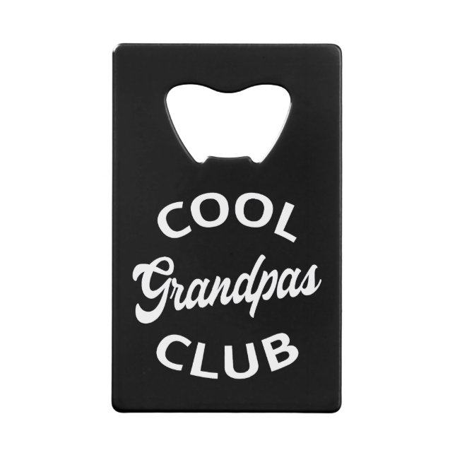 Abrebotellas De Tarjeta De Crédito Guay Grandpas Club I (Anverso)