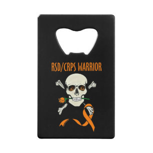 Abrebotellas De Tarjeta De Crédito Guerrero/cráneo...RSD/CRPS