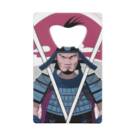 Abrebotellas De Tarjeta De Crédito Guerrero de Samurai