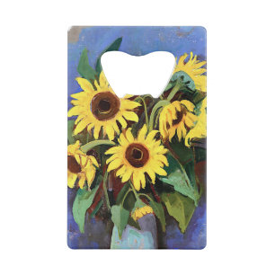 Abrebotellas De Tarjeta De Crédito Gustave Loiseau Sunflower Fotos estéticas Sunfl