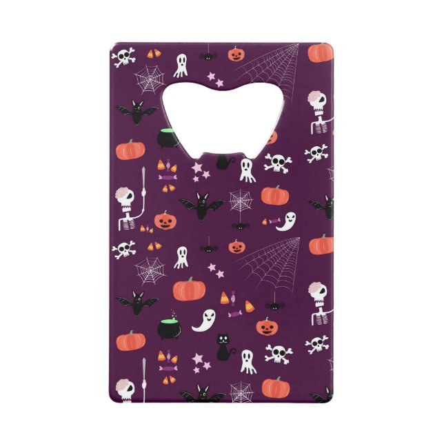 Abrebotellas De Tarjeta De Crédito Halloween (Anverso)