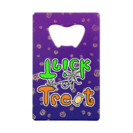 Abrebotellas De Tarjeta De Crédito Halloween Truco o Trato