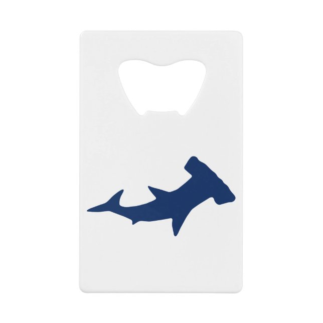 Abrebotellas De Tarjeta De Crédito Hammerhead-Shark (Anverso)