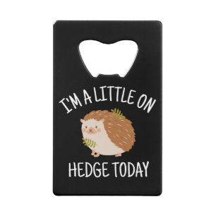 Abrebotellas De Tarjeta De Crédito Hedgehog Little on Hedge Today
