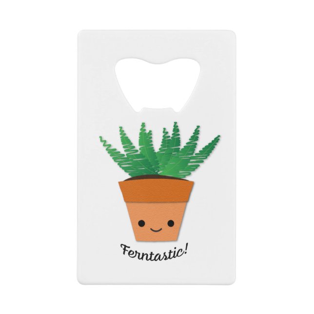Abrebotellas De Tarjeta De Crédito Heleno Ferntastico (Anverso)