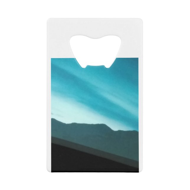 Abrebotellas De Tarjeta De Crédito Hermoso cielo (Anverso)