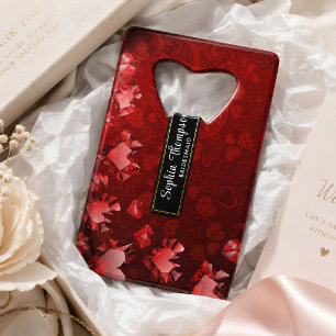 Abrebotellas De Tarjeta De Crédito Hermoso regalo de boda para damas de honor en oro
