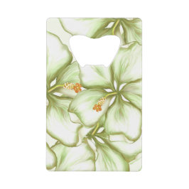 Abrebotellas De Tarjeta De Crédito Hibiscus & lace WHITE