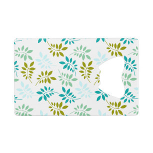 Abrebotellas De Tarjeta De Crédito Hoaves Verde Y Azul