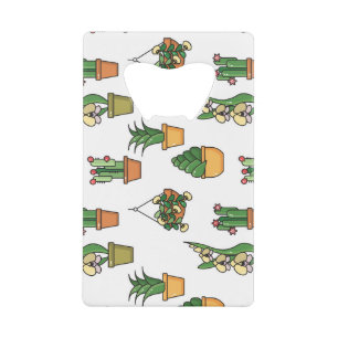 Abrebotellas De Tarjeta De Crédito Hogares de arte de línea: sin foco vintage