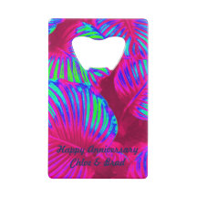Hojas de magenta exuberantes tropicales