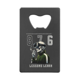 Abrebotellas De Tarjeta De Crédito Home 876 LESSONS LEARN Bottle Opener