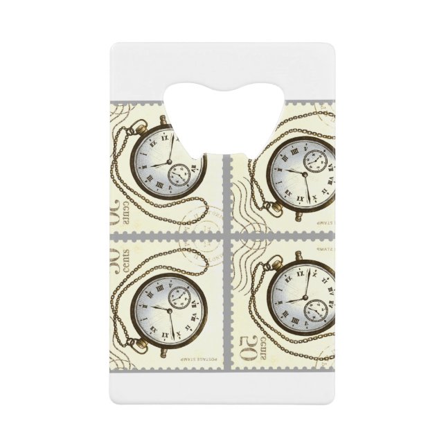 Abrebotellas De Tarjeta De Crédito ¡HORA De Abrirlo! (Anverso)