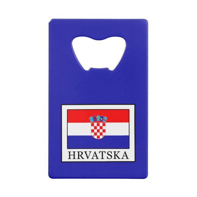 Abrebotellas De Tarjeta De Crédito Hrvatska (Anverso)
