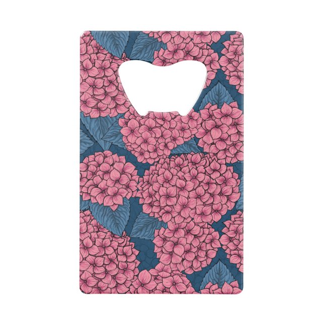 Abrebotellas De Tarjeta De Crédito Hydrangea garden (Anverso)