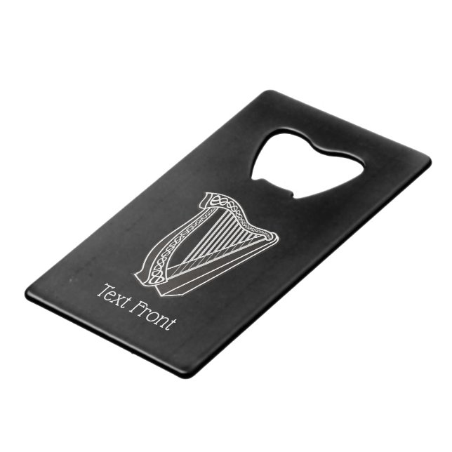 Abrebotellas De Tarjeta De Crédito Icono de Harp (Ángulo frontal)