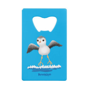 Abrebotellas De Tarjeta De Crédito Ilustracion de personalizado de sandpier de bebé