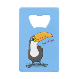 Abrebotellas De Tarjeta De Crédito Ilustracion de personalizado toscano feliz