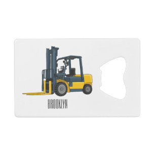 Abrebotellas De Tarjeta De Crédito Ilustracion del personalizado de elevación de la h