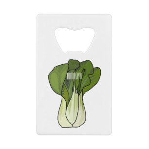 Abrebotellas De Tarjeta De Crédito Ilustracion personalizado Bok choy