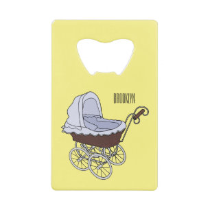Abrebotellas De Tarjeta De Crédito Ilustracion personalizado de Stroller