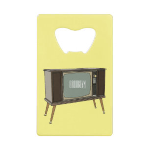 Abrebotellas De Tarjeta De Crédito Ilustracion personalizado de televisión
