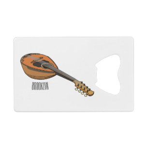 Abrebotellas De Tarjeta De Crédito Ilustracion personalizado Mandolin
