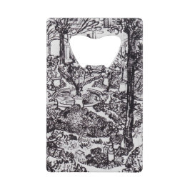 Abrebotellas De Tarjeta De Crédito Impresionismo: Vincent Van Gogh Garten des Hospita