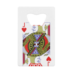 Abrebotellas De Tarjeta De Crédito Jack Of Hearts Royal Flush Costume Halloween Playi