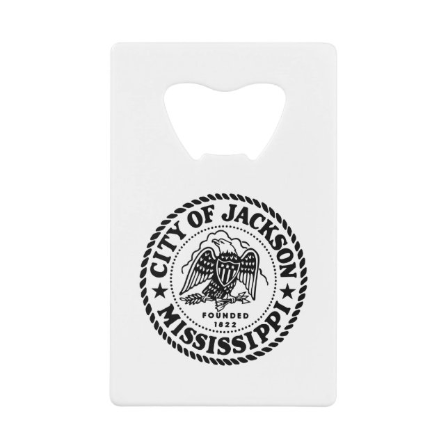Abrebotellas De Tarjeta De Crédito Jackson Mississippi (Anverso)