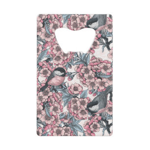 Abrebotellas De Tarjeta De Crédito Jardín de cerezas