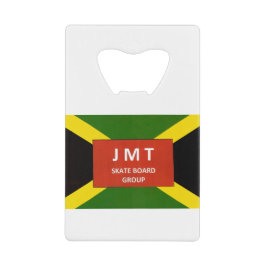 ABREBOTELLAS DE TARJETA DE CRÉDITO JMT SKATEBOARD GROUP MERCH