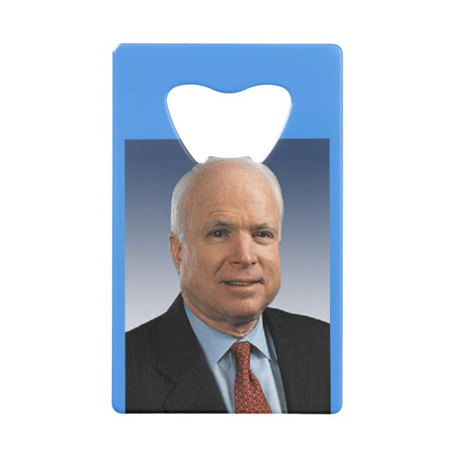 Abrebotellas De Tarjeta De Crédito John McCain (Anverso)