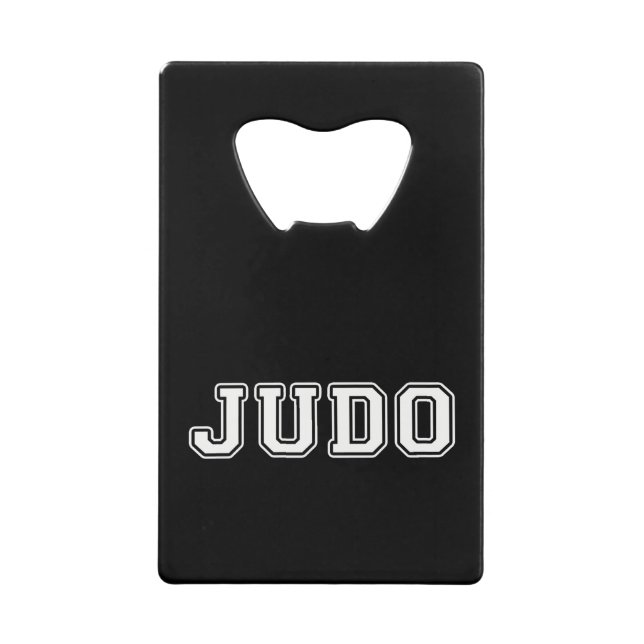 Abrebotellas De Tarjeta De Crédito Judo (Anverso)