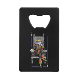 Abrebotellas De Tarjeta De Crédito King de la tarjeta