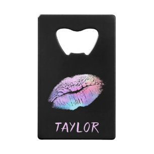 Abrebotellas De Tarjeta De Crédito Kissable Lips Neon Glow