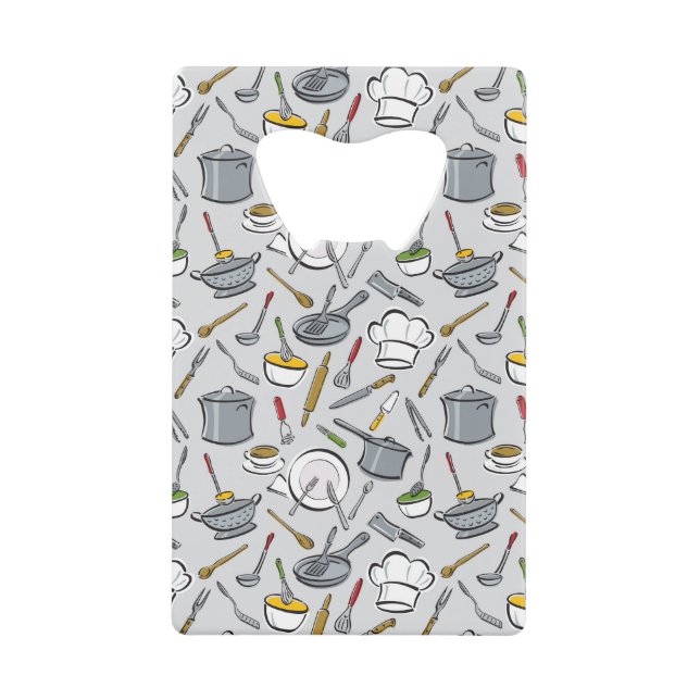 Abrebotellas De Tarjeta De Crédito La cocina equipa el modelo (Anverso)