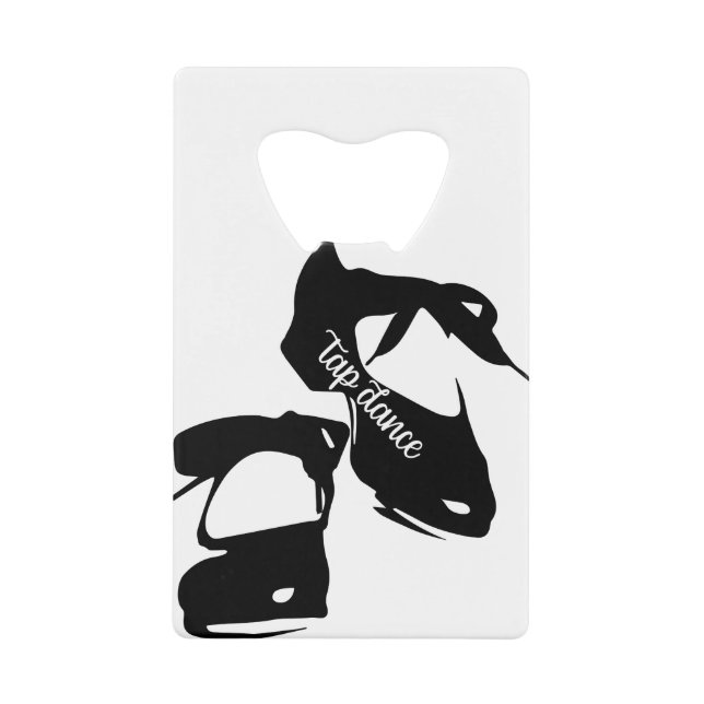 Abrebotellas De Tarjeta De Crédito La danza de golpecito calza al bailarín de (Anverso)