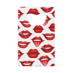 Abrebotellas De Tarjeta De Crédito Labios