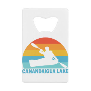 Abrebotellas De Tarjeta De Crédito Lago Canandaigua Nueva York Kayak