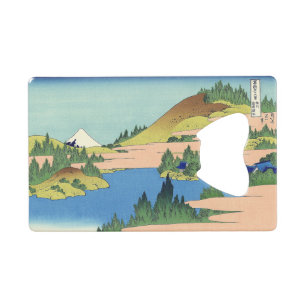 Abrebotellas De Tarjeta De Crédito Lago Hokusai Hakone en la provincia de Sagami