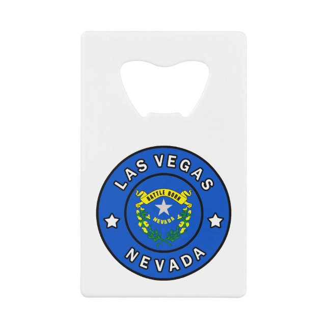 Abrebotellas De Tarjeta De Crédito Las Vegas Nevada (Anverso)
