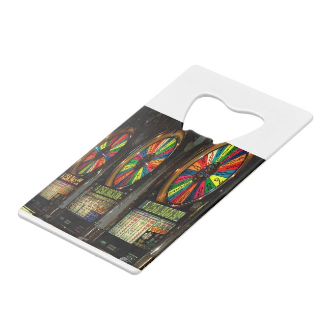 Abrebotellas De Tarjeta De Crédito Las VEGAS-SLOTS (Ángulo frontal)