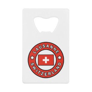 Abrebotellas De Tarjeta De Crédito Lausana Suiza
