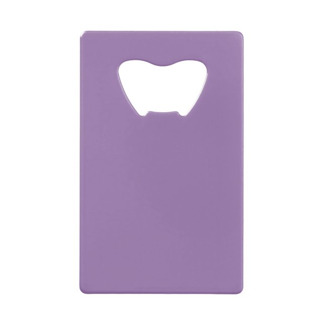 Abrebotellas De Tarjeta De Crédito Lavanda (Anverso)